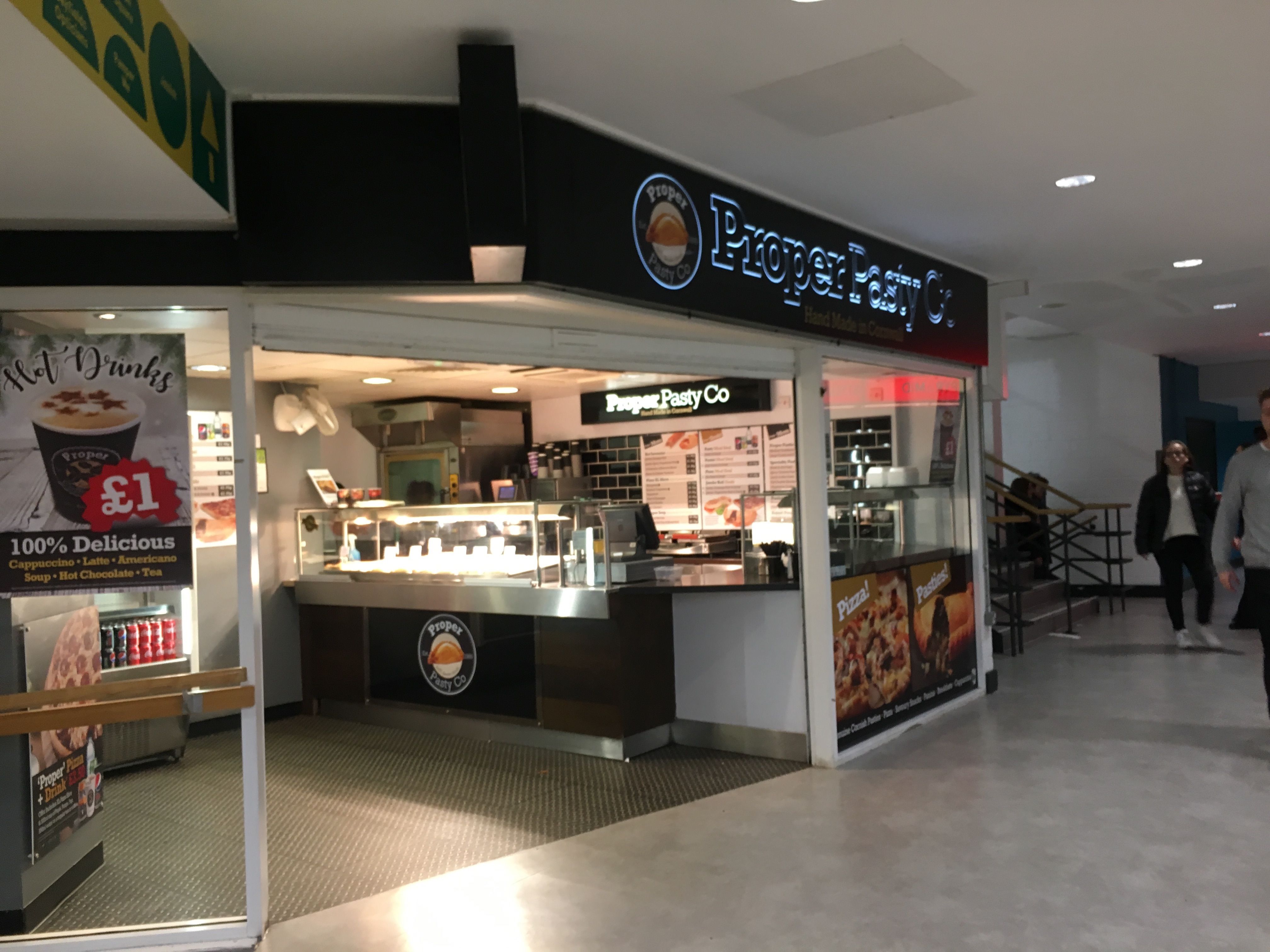 Image may contain: Restaurant, Food Court, Food, Kiosk
