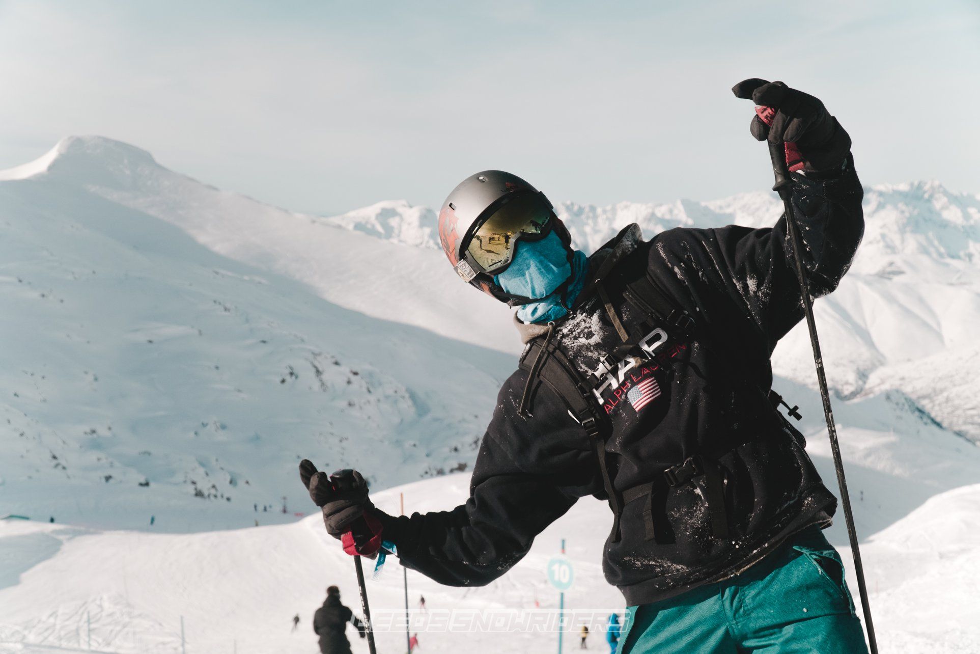 Image may contain: Piste, Sports, Sport, Snow, Human, Person, Outdoors, Nature, Clothing, Helmet, Apparel