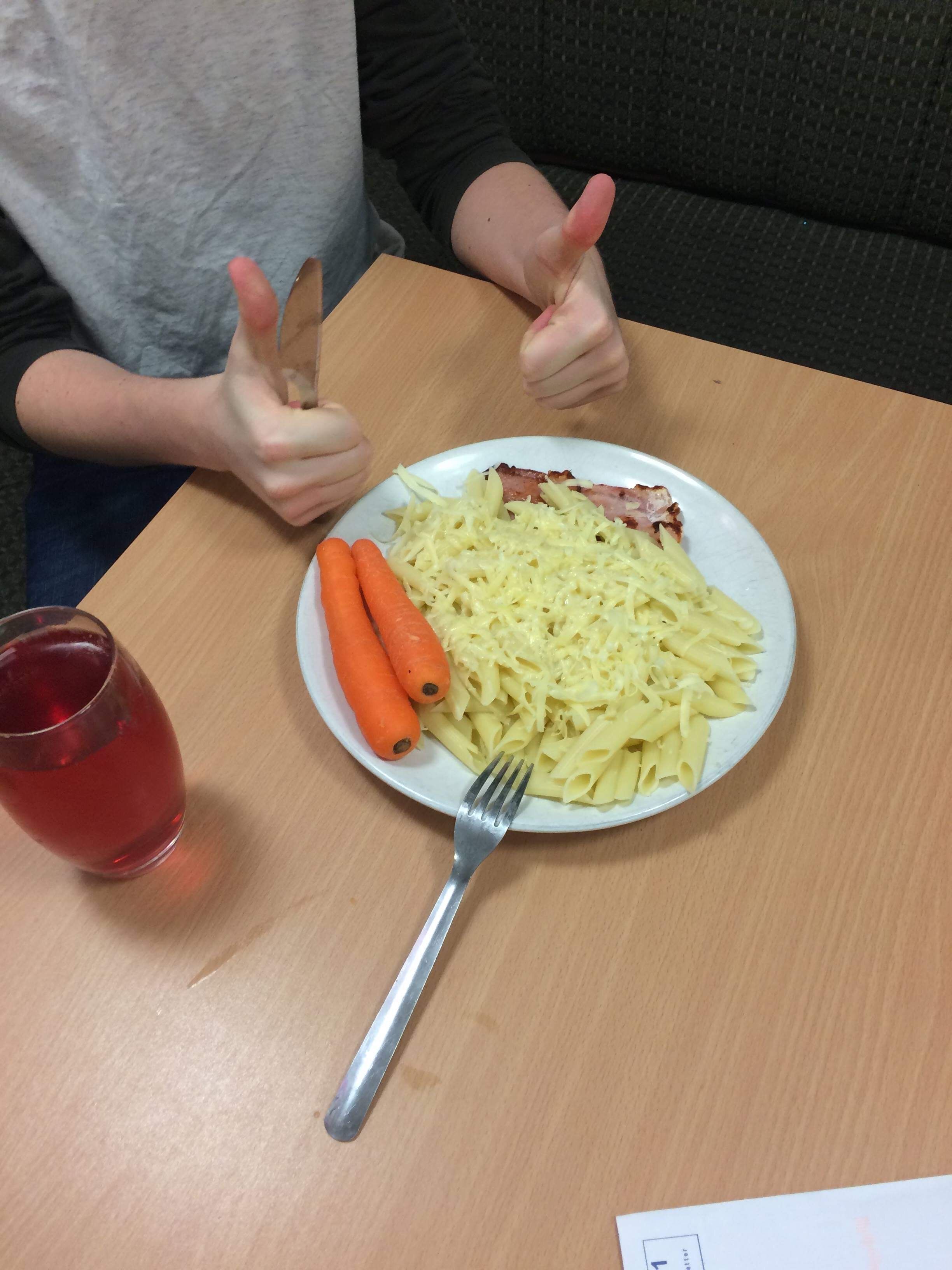 Image may contain: Finger, Produce, Food, Cutlery, Fork, Plant, Human, Person