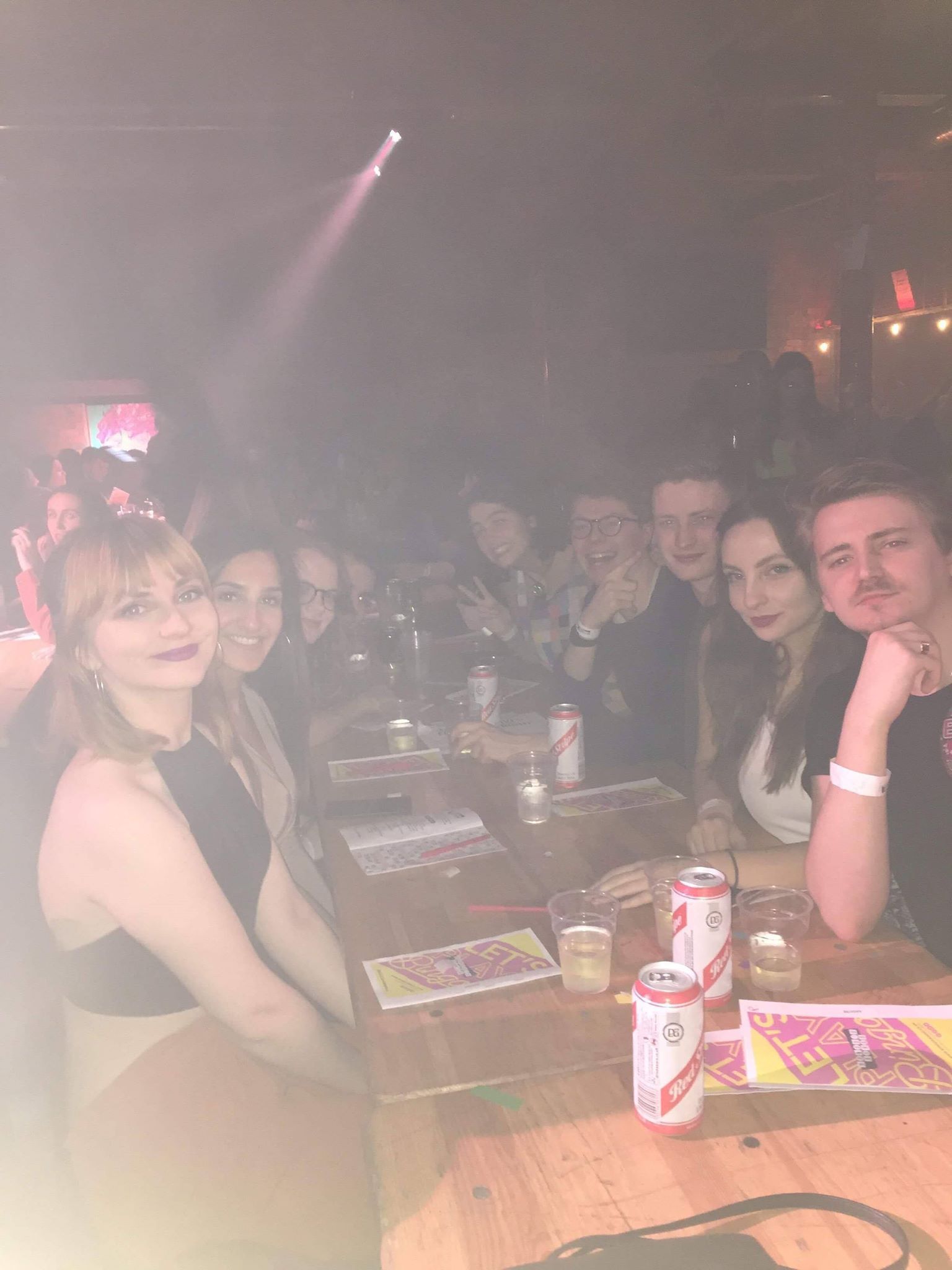 Image may contain: Night Life, Night Club, Club, Bar Counter, Pub, Human, Person