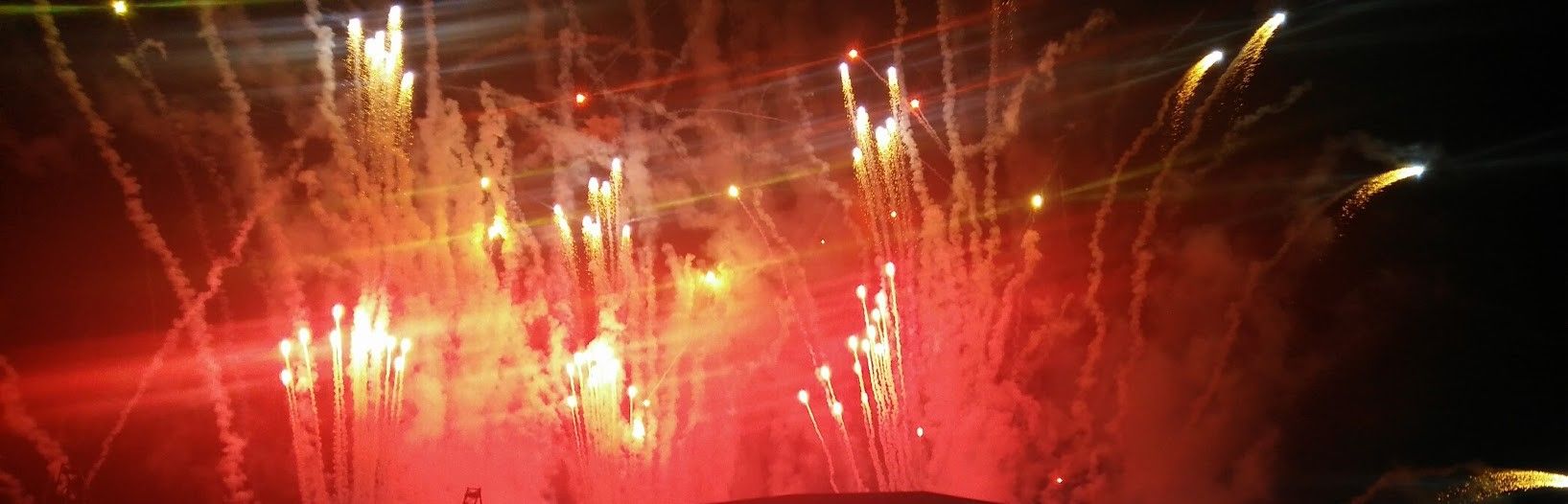 Image may contain: Flare, Light, Fireworks, Night, Outdoors, Nature, Lighting