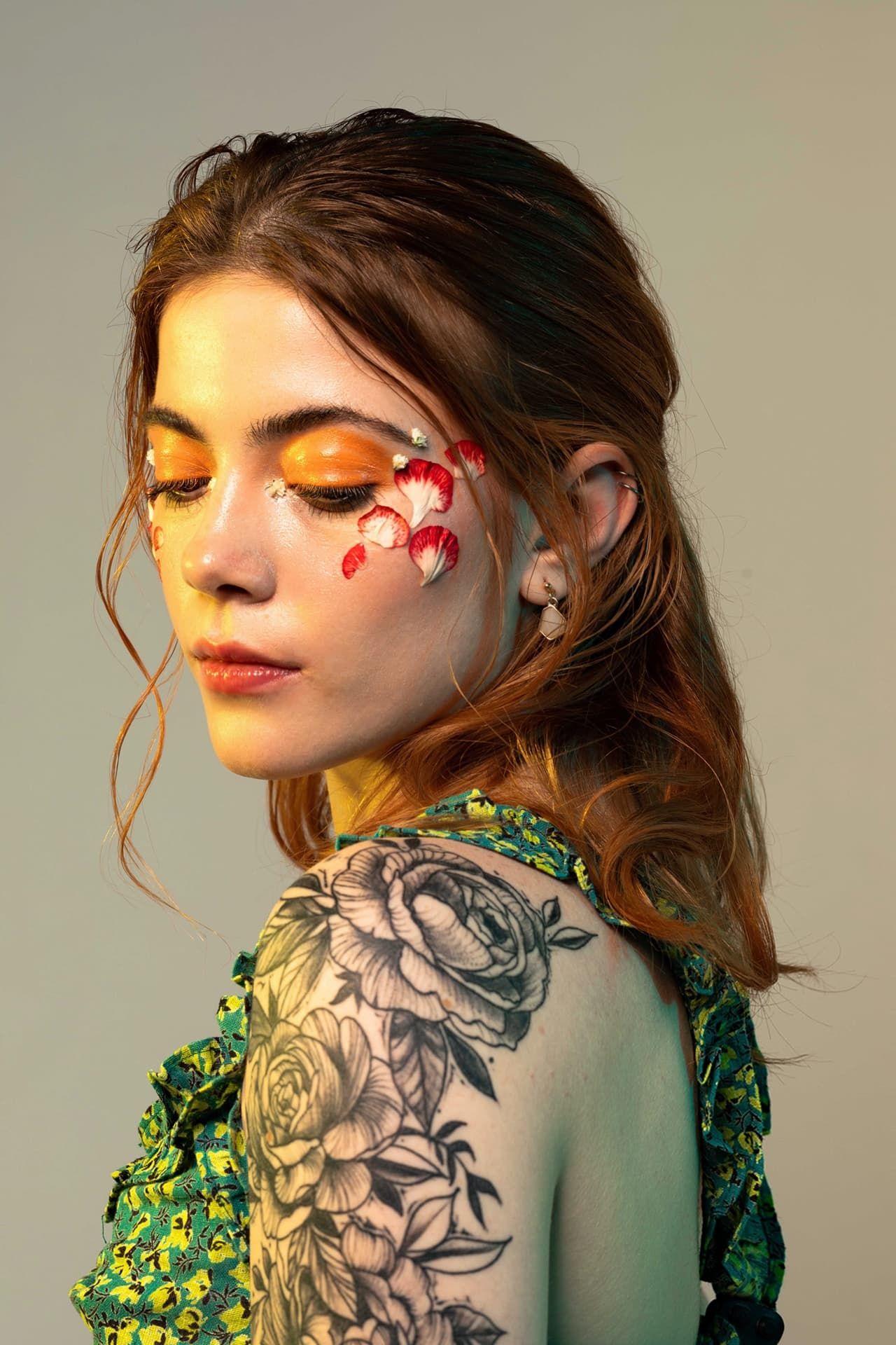 Image may contain: Tattoo, Face, Human, Person, Skin