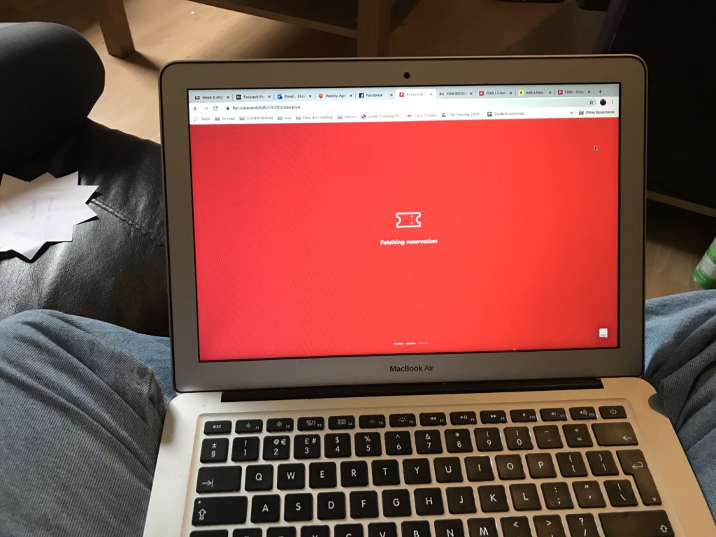 It took forever to process payments and secure tickets