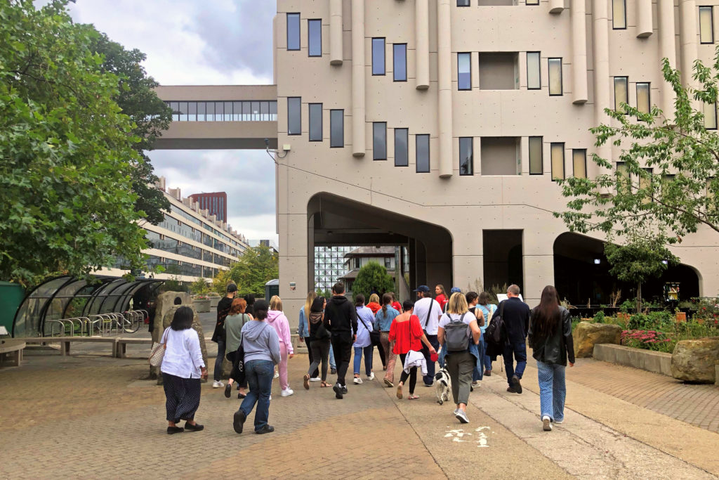 Campus tours take place throughout freshers’ week