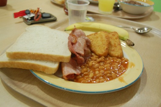 You still get a fry up in the morning