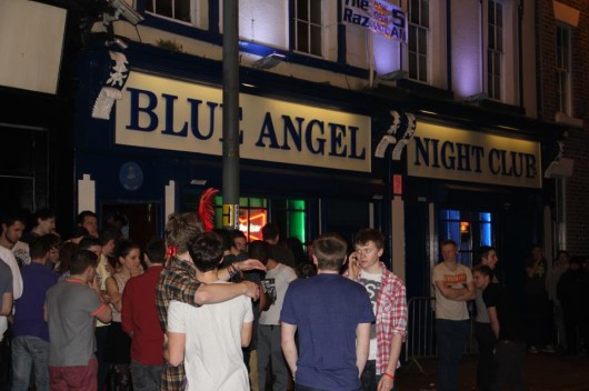 The club was exceeding the limit of people it could let in