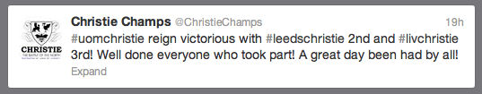 Christie tweet