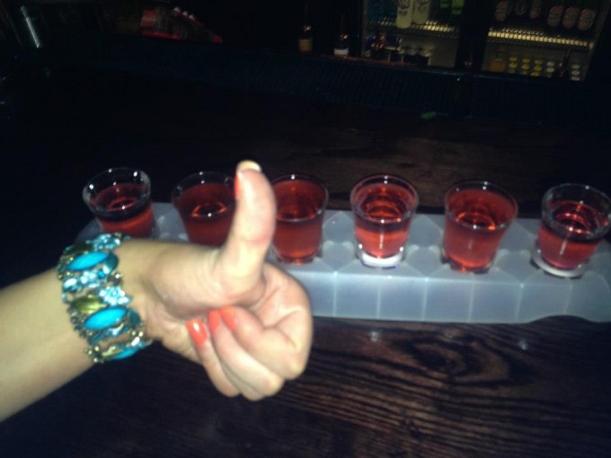 6 shots for £6... never a good idea.