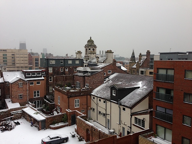 Snow joke: Liverpool really is sunny
