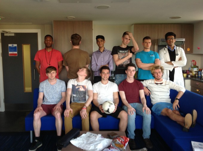 Can't even take a decent team photo