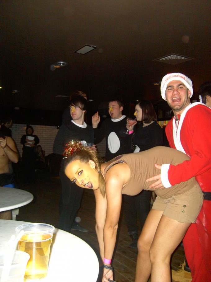 Acting out scenes from Bad Santa in public will always be frowned upon