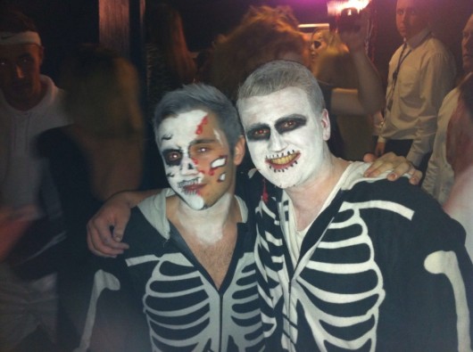 Halloween is that one time of year guys aren't afraid of caking on the slap