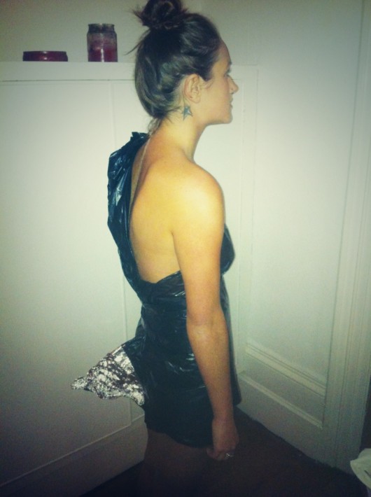 Step four: Add tinfoil to the tail for that embellishment - transforming garms huns!