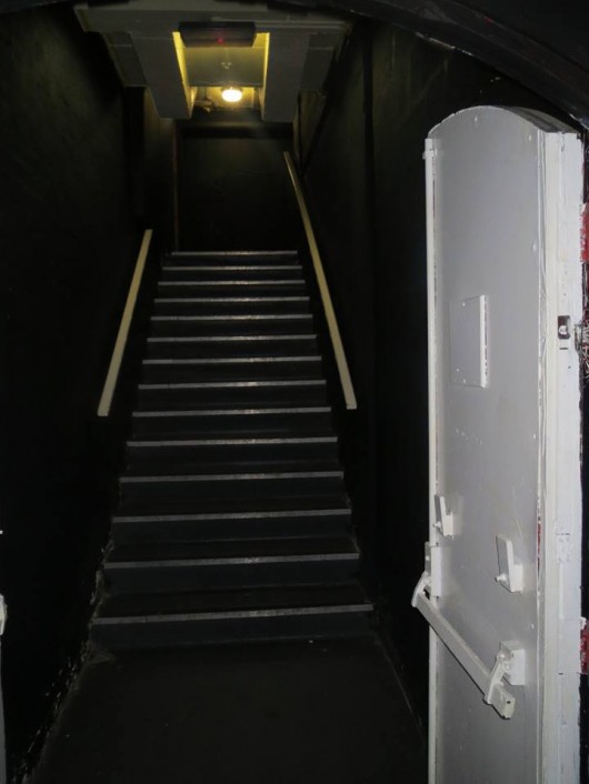 Some very nice stairs which will lead you to the smoking area for that all important fag.