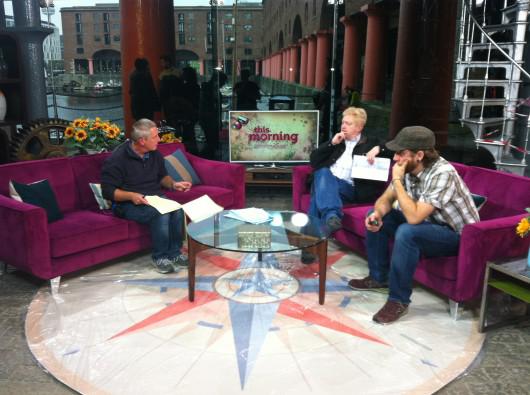The 'This Morning' team prepared the studio for the show today