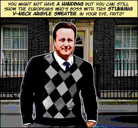 David Cameron: forever providing us with sound fashion advice