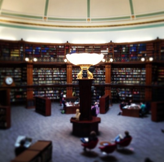 Beautiful library, beautiful mind