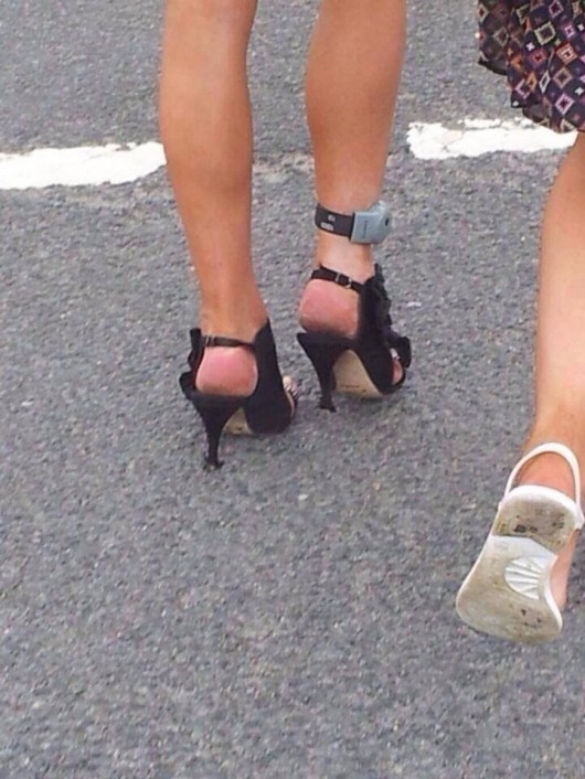 At the races...
