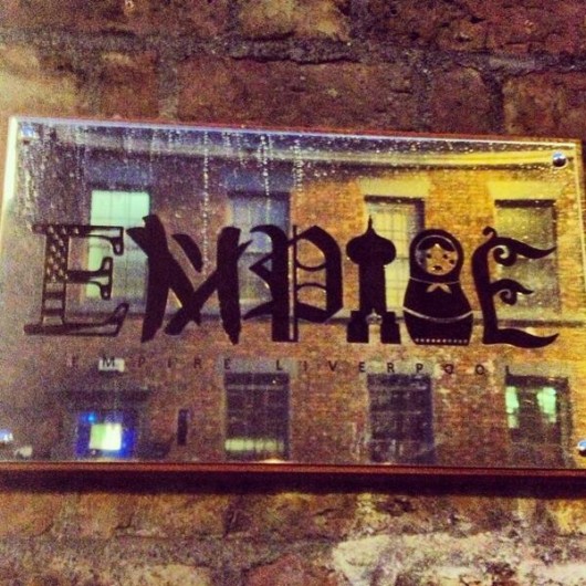 Empire door sign