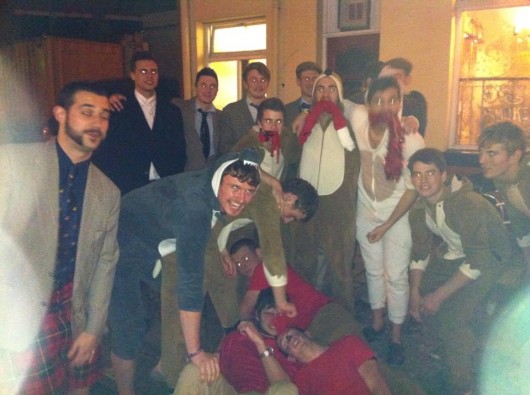 Team photo at the end of the night - slightly worse for wear?