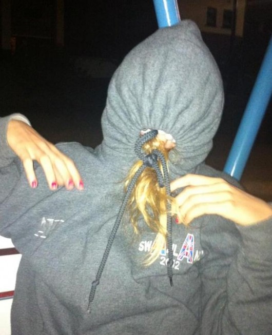 No one needs to know its me in this hoody...