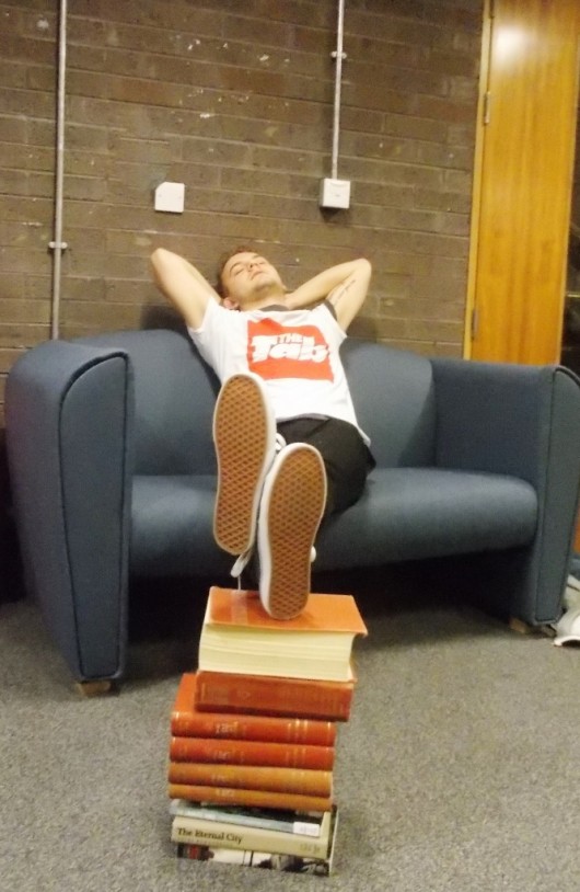 "I haven't even touched a book this holidays"