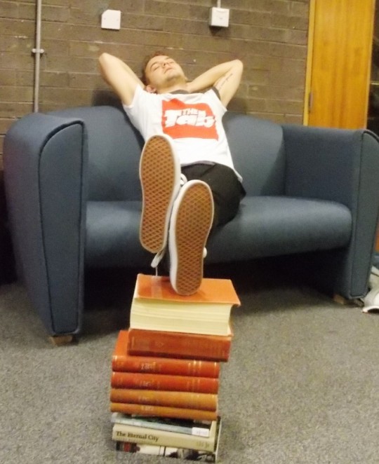 "I haven't even touched a book this holidays"