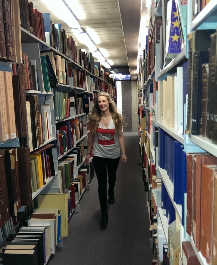 Tab writer Cristina Criddle enjoying an aisle stroll.