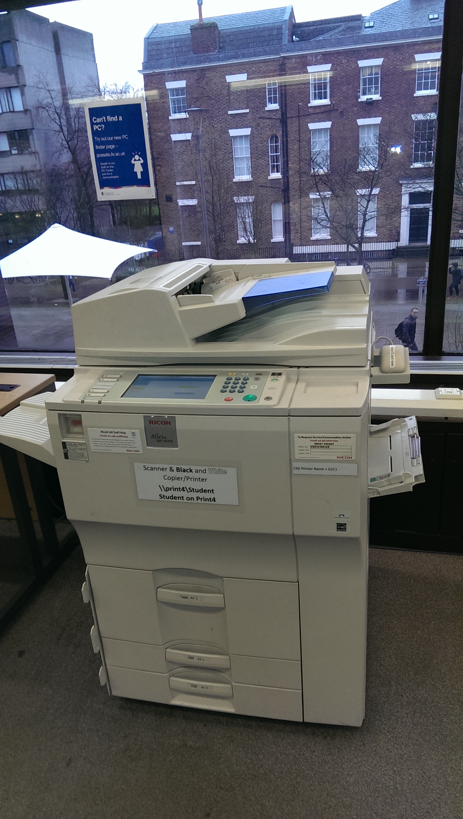 One of the many printers looking all moody & merciless.