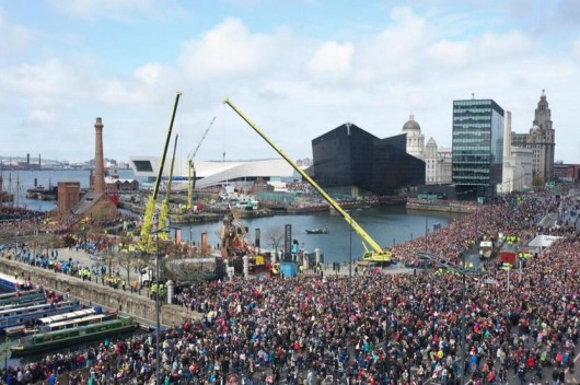 Hundreds of thousands of people saw the spectacular last time it was here