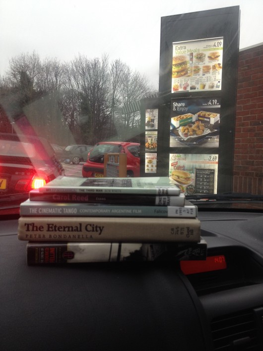 "I'll get started on revision just after I've visited the drive-thru"