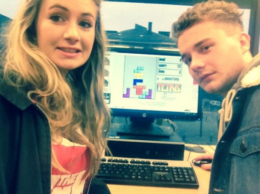 Tetris is a favourite for the procrastinators of the Sydney Jones