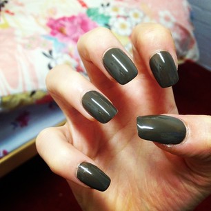 If you like to play it safer, this chic tone is cool and on trend.