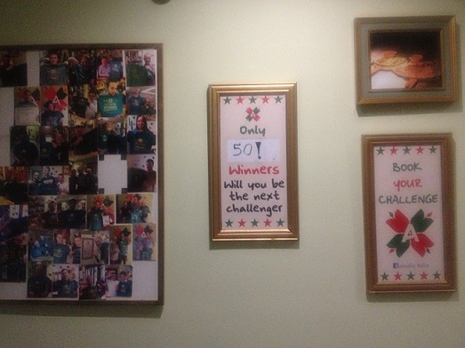 The wall of calzone fame
