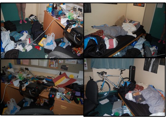Although the Greenbank area has been targeted, robbers probably won't be going near this Fresher's stuff