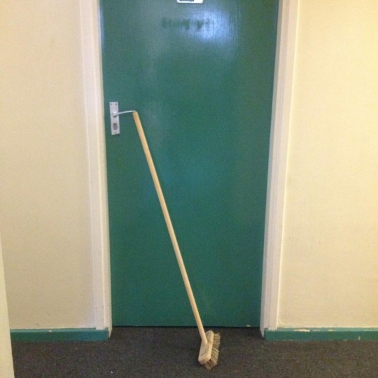 This may be the only time you use the broom in your house - but it's worth it