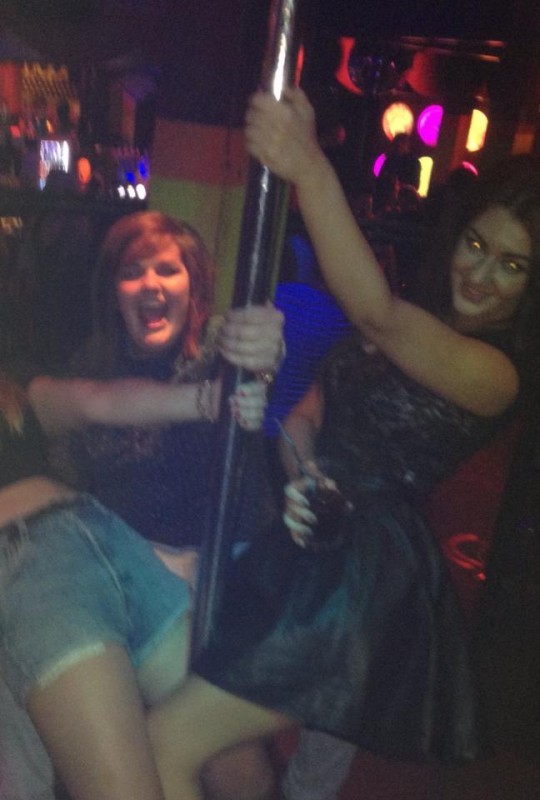 There's also a pole.