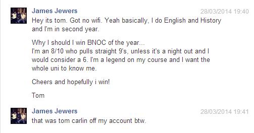 The news top nominee Tom was no longer taking part broke the hearts of his fans