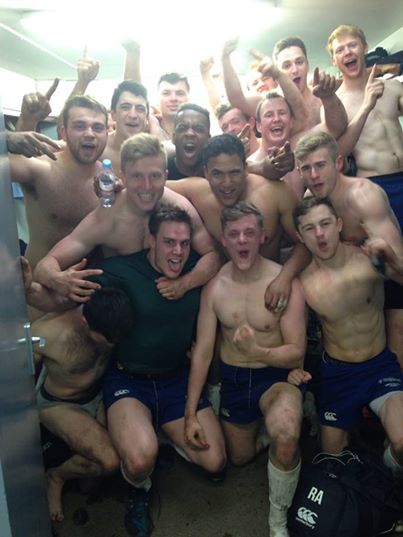 The union lads ready for a night on the lash.