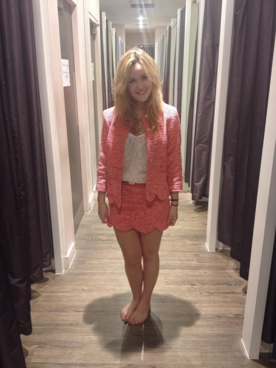 Unfortunately Topshop refused to let our Chiwawa into the dressing room