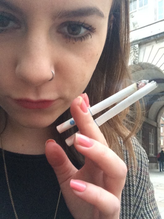 Smoking like a classy chimney FO LYF