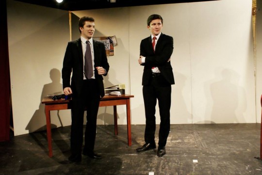 LUDS' 2013 performance of the play Coalition. 'Are we the Tories?' 'I'm afraid it's worse than that.'