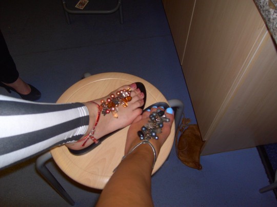 Repping flats and proud.