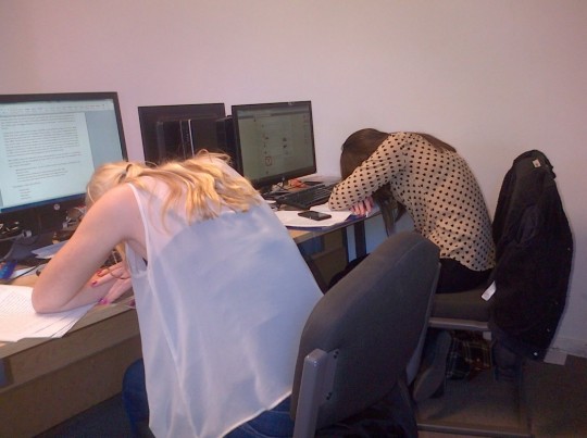 Already stressed out students were trying to revise for today's exams when the portal went down