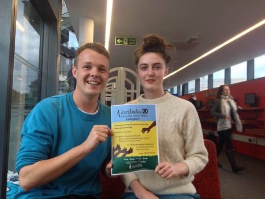 Will Saville and Elin Williams, two of the organisers of this weekend's event