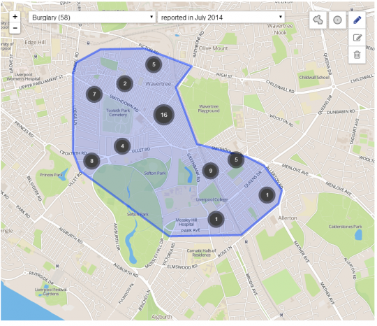 Burglaries in Smithdown in June this year