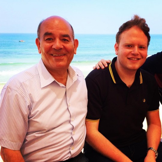 Basel and his father Raji Sourani, a human rights lawyer.