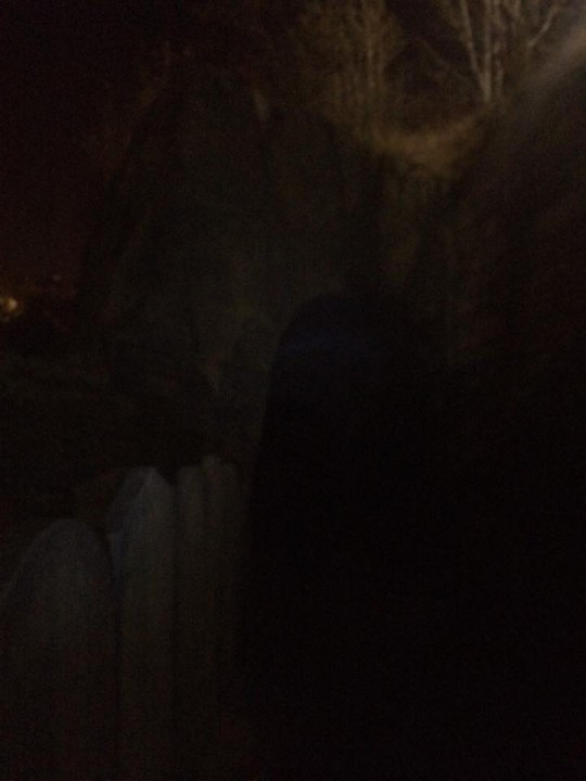 We entered the tunnel rather anxiously