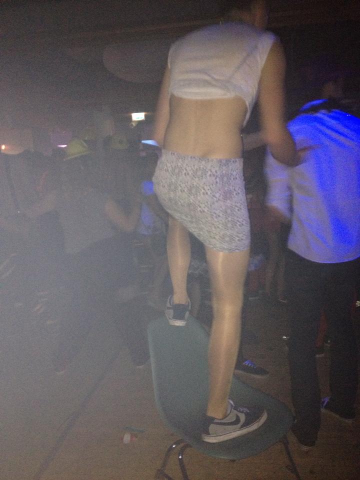 You guys go crazy on nights out