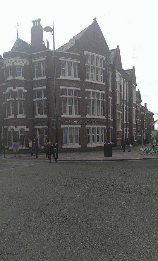 The girl studies at John Moores